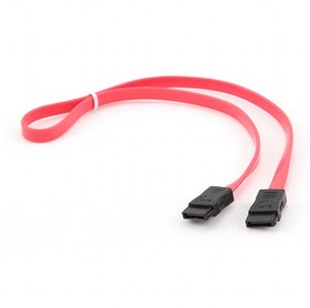 Фото 1/3 Кабель Cablexpert Комплект кабелей SATA Cablexpert CC-SATA интерфейсный (48см) 7pin/7pin и питания (15см) 4pin/15pin, пакет (022309)