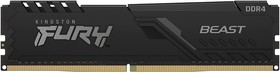 Фото 1/10 Память оперативная Kingston 4GB 3200MHz DDR4 CL16 DIMM FURY Beast Black
