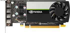 Фото 1/10 Видеокарта PNY GPU NVIDIA VCNT1000-8GB-SB PCI-Express 3.0 x16, LP8 GB GDDR6 128-bit, 4x Mini DP 1.4, 1x LP bracket.