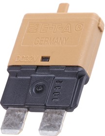 Фото 1/3 1616-21-5A, Thermal Circuit Breaker - 1616 Single Pole 32V Voltage Rating, 5A Current Rating
