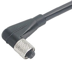 Фото 1/2 79-3104-32-03, Binder Right Angle Female 3 way M5 to Unterminated Sensor Actuator Cable, 2m