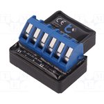 SHUTTERBOXDC, Контроллер рольставен, 12-24ВDC, 2,4ГГц, Питание внешний