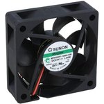 DC axial fan, 24 V, 60 x 60 x 20 mm, 39 m³/h, 33.5 dB, ball bearing, SUNON ...