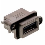 MUSBRA51140, Гнездо; USB A; MUSB; на панель,винтами; THT; прямой; USB 2.0; IP68