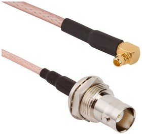 Фото 1/2 095-850-207-024, RF Cable Assemblies BNC Blkhd Jck - MMCX Plug 24 inch RG-316
