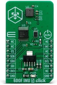 MIKROE-4089, Multiple Function Sensor Development Tools TDK InvenSense, Texas InstrumentsICM-20789