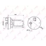 LF1076M, Фильтр топливный