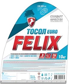 Тосол Felix EURO готовый -35C синий 10 кг 430207017 | купить в розницу ...