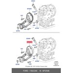 1562244, Комплект ремня ТНВД 1.8L Duratorq TCD