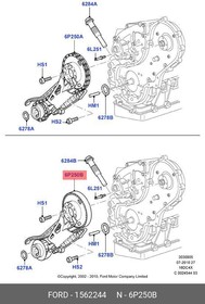 Фото 1/4 1562244, Комплект ремня ТНВД 1.8L Duratorq TCD