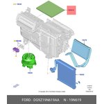 DG9Z19N619AA, Фильтр салона Ford USA Fusion 2014