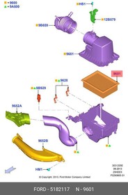 Фото 1/4 5182117, Фильтр возд.FORD KUGA (2012 )