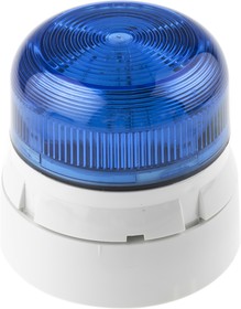 Фото 1/3 QBS-0005, Flashguard QBS Series Blue Flashing Beacon, 110 V ac, Surface Mount, Xenon Bulb