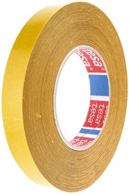 Фото 1/3 51571-00000-00, 51571 White Double Sided Cloth Tape, 0.16mm Thick, 13 N/cm, Synthetic Rubber Backing, 19mm x 50m