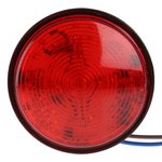 X80-04-02, X80 Series Red Flashing Beacon, 115 → 230 V, Surface Mount ...