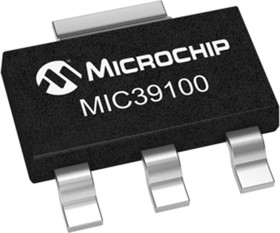 MIC39100-2.5WS, 1 Low Dropout Voltage, Voltage Regulator 1A, 2.5 V 3+Tab-Pin, SOT-223