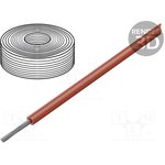 45302, Stranded Wire Silicone 0.75mm² Tinned Copper Red SIFF 100m