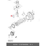 12100-78840-0B0, Вкладыши шатунные