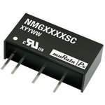 NMG1205SC, Isolated DC/DC Converters - Through Hole 2W TH 2W 12-5V SIP DC/DC