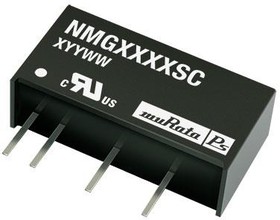 Фото 1/3 NMG1205SC, Isolated DC/DC Converters - Through Hole 2W TH 2W 12-5V SIP DC/DC