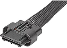 451451010, Cable Assembly AC Power 1m Squba to Squba 10 to 10 POS F-F Crimp-Crimp 22AWG