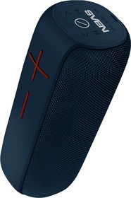 Фото 1/7 SVEN PS-295 2.0 Мобильные колонки синие (2x5W, Waterproof (IPx6), TWS, Bluetooth, FM, USB, microSD, 3000 мАч)