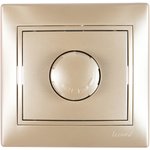 MIRA dimmer with insert, 800 W, pearl white, mother-of-pearl 701-3030-115