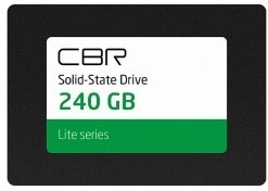 Фото 1/4 CBR SSD-240GB-2.5-LT22, Внутренний SSD-накопитель, серия "Lite", 240 GB, 2.5", SATA III 6 Gbit/s, SM2259XT, 3D TLC NAND, R/W speed up to 550