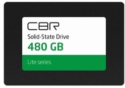 Фото 1/4 CBR SSD-480GB-2.5-LT22, Внутренний SSD-накопитель, серия "Lite", 480 GB, 2.5", SATA III 6 Gbit/s, SM2259XT, 3D TLC NAND, R/W speed up to 550
