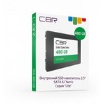 CBR SSD-480GB-2.5-LT22, Внутренний SSD-накопитель, серия "Lite", 480 GB, 2.5" ...