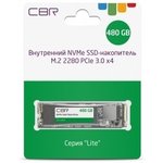 CBR SSD-480GB-M.2-LT22, Внутренний SSD-накопитель, серия "Lite", 480 GB ...