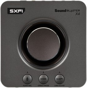 Фото 1/10 Звуковая карта USB Creative Sound Blaster X4, 7.1, Ret [70sb181500000]