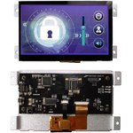 NHD-7.0-HDMI-HR-RSXP-CTU, 7.0 inch IPS Capacitive HDMI TFT Module - 1024x600 Pixels - Red, Green, Blue (RGB) - IPS - HDMI Interface - TFP40