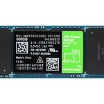 Накопитель SSD WD S PCIe 3.0 x4 500GB WDS500G2G0C Green SN350 M.2 2280
