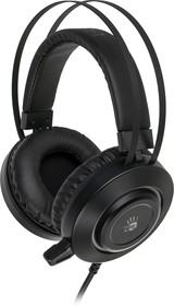 Фото 1/10 Гарнитура игровая A4TECH Bloody G521, для компьютера, мониторные, проводные, черный [g521 (black)]