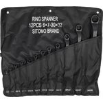 Набор ключей накидн.двуст. 12шт. (8-32) SIT