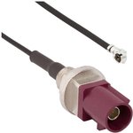 095-820-109-05D, Cable Assembly 1.37mm Cable 0.05m SMB to AMC M-M Bag