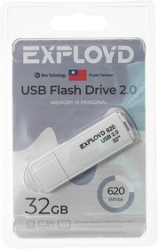 EX-32GB-620-White, Карта памяти USB 32GB EXPLOYD