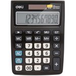 Калькулятор настольный КОМП. Deli E1238, 12-р, дв.пит., 145х105мм, серый
