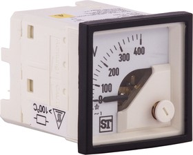 Фото 1/2 EQ44-V69X2N1CAW0ST, Sigma Series Analogue Voltmeter AC, 45 x 45 mm