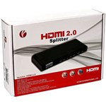 Разветвитель HDMI Spliitter 1=4 2.0 DD424