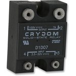 D1D07, Solid State Relay - 3.5-32 VDC Control - 7 A Max Load - 100 VDC Operating ...