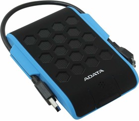 Фото 1/3 AHD720-2TU31-CBL, Внешний жесткий диск 2TB A-DATA HD720, 2,5" , USB 3.2, прорезиненный, синий