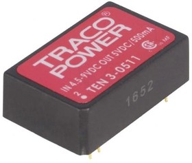 Фото 1/5 TEN3-0511, Isolated DC/DC Converters - Through Hole