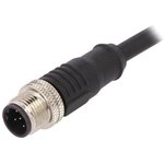 PXPTPU12FIM05BCL010PUR, Sensor Cables / Actuator Cables M12 Series M In-Line ...