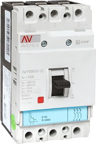 Фото 1/10 Выключатель автоматический 3п 125А 35кА AV POWER-1/3 TR AVERES EKF mccb-13-125-TR-av