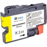 Картридж струйный G&G GG-LC3239XLY желтый (52мл) для Brother HL-J6000DW/J6100DW