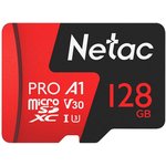 Флеш карта microSDXC 128GB Netac NT02P500PRO-128G-R P500 Extreme Pro + adapter