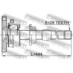 0212-T30MTRH, Полуось правая 29x443x0, NISSAN X-TRAIL T30 2001.06-2013.01 [EL]