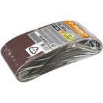 35341-180, ЗУБР 75х457 мм, P180, лента шлифовальная СТАНДАРТ, для ЛШМ, 5 шт.